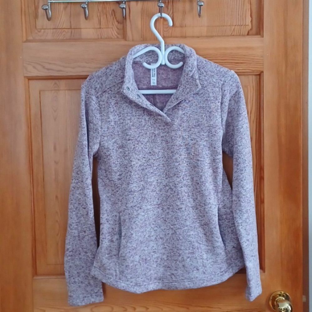 Kyodan light fuschia and pink Patterned sweater